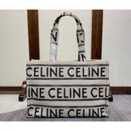 Celine Large Cabas Thais Bag In Textile 04 2023