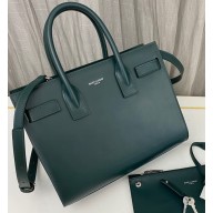 Saint Laurent Sac De Jour Baby Bag in smooth leather 421863 Green
