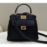 Fendi Peekaboo Iconic Mini Bag with Baguette Pocket Black 2023