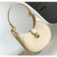 Bvlgari Serpenti Ellipse Crossbody Bag 19.5cm White