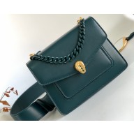 Bvlgari Serpenti Forever Crossbody Bag 20cm with Detachable Shoulder Strap Green