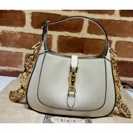 Gucci Jackie 1961 mini shoulder bag in patent leather 699651 White
