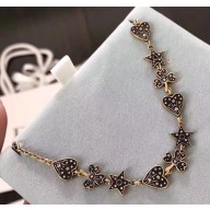 Dior Trefoil Choker/Necklace Black 2018
