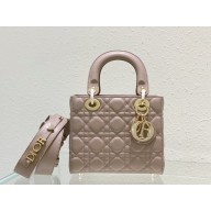 Dior Small Lady Dior My ABCDior Bag in sand-colored Cannage Lambskin 2023