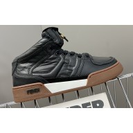 Fendi Match nylon high-tops Sneakers with Baguette pocket Black 2023