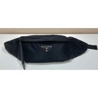 Prada Re-Nylon and Saffiano leather belt bag 2VL034 Black