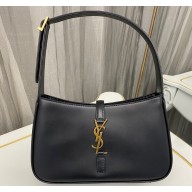 Saint Laurent le 5 à 7 hobo bag in smooth leather 657228 Black