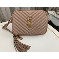 Saint Laurent Lou Camera Bag In Quilted Leather 574494/715232 Nude
