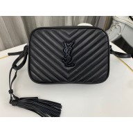 Saint Laurent Lou Camera Bag In Quilted Leather 574494/715232 So Black