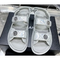 Chanel CC Logo Beach Sandals G35927 13 2023