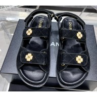 Chanel CC Logo Beach Sandals G35927 01 2023