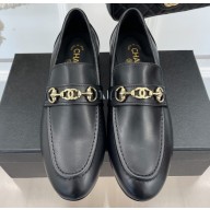 Chanel Horsebit CC Logo Loafers Black 2023