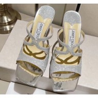 Jimmy Choo Heel 8.5cm Anise Leather Mules 06 2023