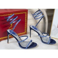 Rene Caovilla Cleo Thin-heeled 9.5cm Jewel Sandals 25