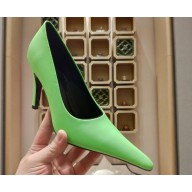 Balenciaga Heel 9cm Back BB Pumps Green 2023