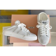 Miu Miu Bleached leather sneakers 07 2023