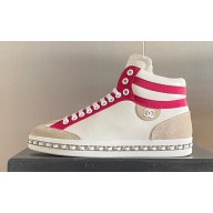 Chanel CC Logo Chain High Top Sneakers 02 2023