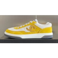 Chanel CC Logo Sneakers Suede Kidskin G39978 01 2023