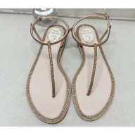 Rene Caovilla Flat flip flops Jewelled DIANA Sandals with Crystals 05 2023