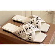 Christian Louboutin Crossimule Sandals White 2023