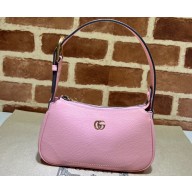 Gucci Aphrodite shoulder bag with Double G 739076 leather Pink