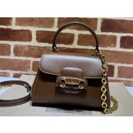 Gucci Horsebit 1955 mini bag 703848 leather Coffee