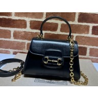 Gucci Horsebit 1955 mini bag 703848 leather Black