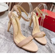 Christian Louboutin Heel 8.5cm/10cm Lipqueen Sandals Patent Nude