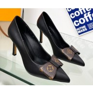 Louis Vuitton Heel 8.5cm Heartbreaker Pumps in calf leather Black 2023