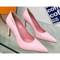 Louis Vuitton Heel 8.5cm Signature Pumps in calf leather Pink 2023