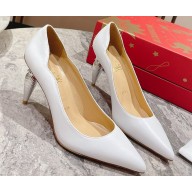 Christian Louboutin Heel 8.5cm/10cm/12cm Lipchick Pumps White