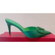 Valentino Satin Crystals VLogo Signature mules 07 2023
