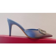 Valentino Satin Crystals VLogo Signature mules 08 2023