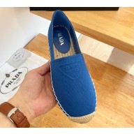 Prada Cotton drill Espadrilles Fabric Blue 2023