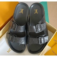 Louis Vuitton Bom Dia Flat Mules with Two buckles 09 2023