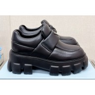 Prada Soft padded nappa leather loafers Black 2023