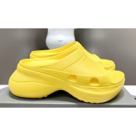 Balenciaga Pool Crocs™ Slide Sandals in rubber Yellow 2023