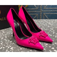 Versace Heel 9.5cm La Medusa Pumps Patent Fuchsia 2023