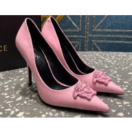 Versace Heel 9.5cm La Medusa Pumps Patent Pink 2023