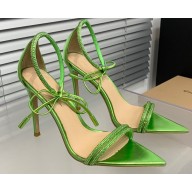 Gianvito Rossi Heel 10.5cm MONTECARLO Sandals Green with crystals 2023