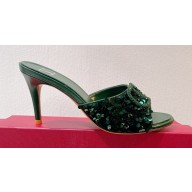 Valentino Crystal VLogo Signature Sequin mules 06 2023