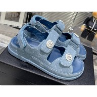 Chanel CC Logo Beach Sandals G35927