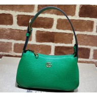 Gucci Aphrodite shoulder bag with Double G 739076 leather Green
