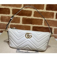 Gucci GG Marmont shoulder bag ‎739166 White/Gold 2023