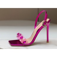 Gianvito Rossi Heel 10.5cm RIBBON CANDY Sandals Fuchsia 2023