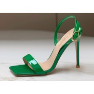 Gianvito Rossi Heel 10.5cm RIBBON STILETTO Sandals Green 2023