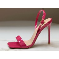 Gianvito Rossi Heel 10.5cm RIBBON STILETTO Sandals Fuchsia 2023