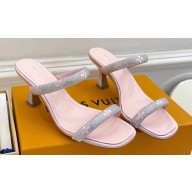 Louis Vuitton Heel 6.5cm Strass Sparkle Mules 08 2023