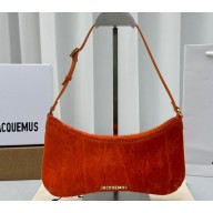 Jacquemus Le Bisou Pony-hair shoulder bag 2089 Red