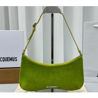 Jacquemus Le Bisou Pony-hair shoulder bag 2089 Green